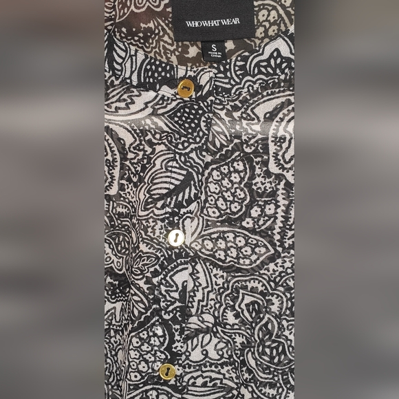 Who what wear Sheer Maxi Dress Small EUC - Picture 3 of 3